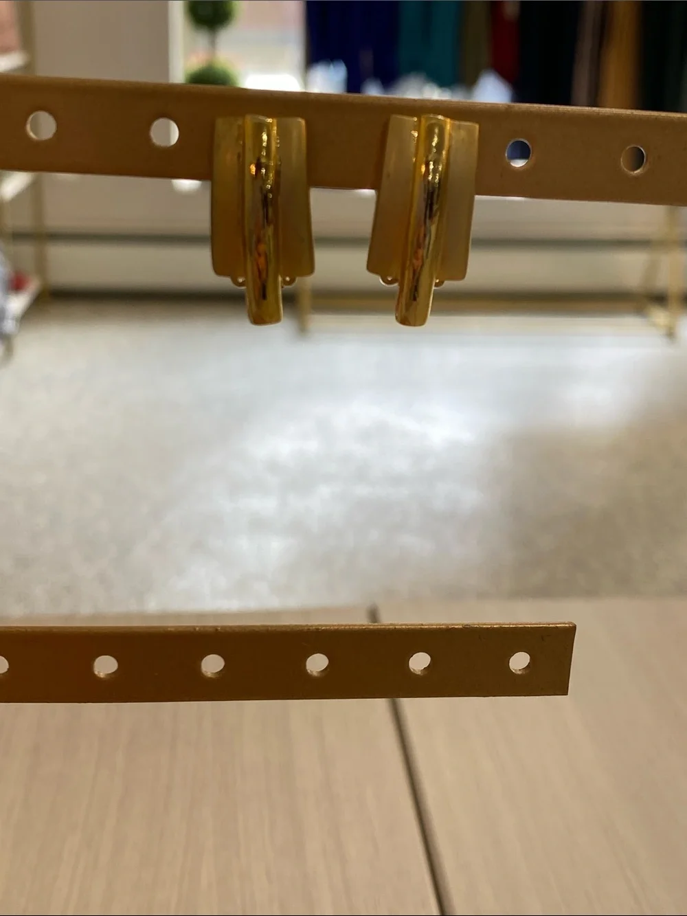 Minimalist Gold Hinge Clip Earrings